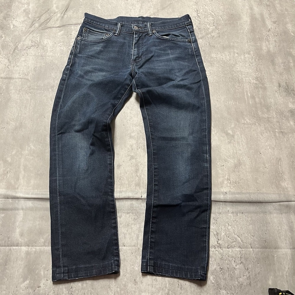 Levi's 511 Jeans Men 31x32 Blue Cotton Denim Straight Leg Faded Workwear Stretch